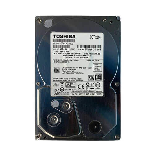 6HFW3 Dell 2TB 7200RPM SATA 6Gb/s Hot-Pluggable 3.5-Inch Hard Drive with Tray for PowerEdge Server & PowerVault Storage Array
