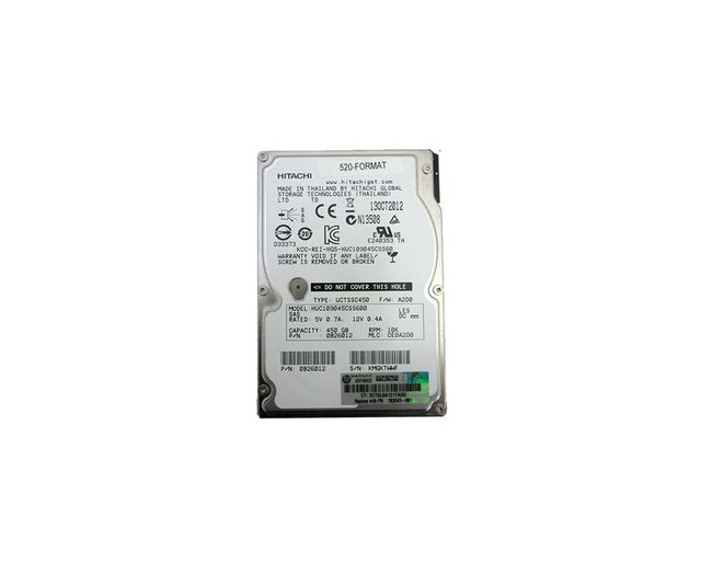 703243-001 HP 450GB 10000RPM SAS 6Gb/s 2.5-Inch Hard Drive