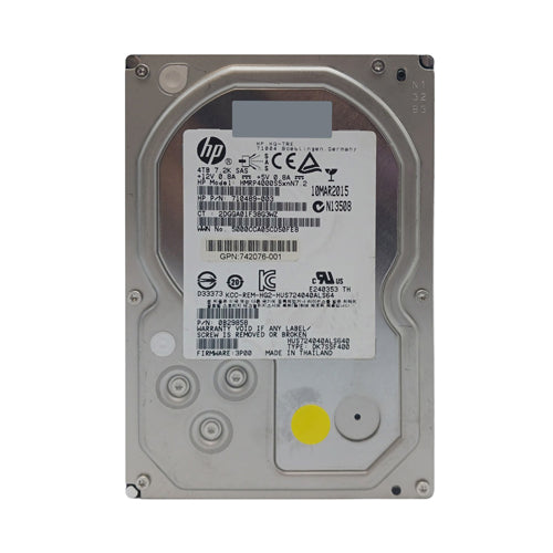 710489-003 HP 4TB 7200RPM SAS 6Gb/s Hot-Pluggable Dual Port LFF 3.5-inch Midline Hard Drive with Tray for 3PAR M6720