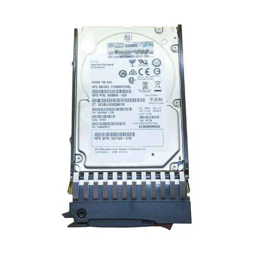 713961-001-GEN - HP 900GB 10000RPM SAS 6Gb/s Hot-Pluggable Dual Port SFF 2.5-inch Enterprise Hard Drive with Tray for Gen1/7 ProLiant Server/Storage Array