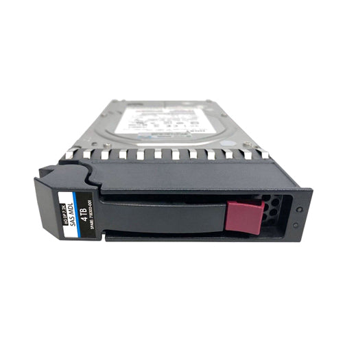 718302-001 HP 4TB 7200RPM SAS 6Gb/s Hot-Pluggable Dual Port LFF 3.5-inch Midline Hard Drive with Tray for MSA/MSA2 Storage Array