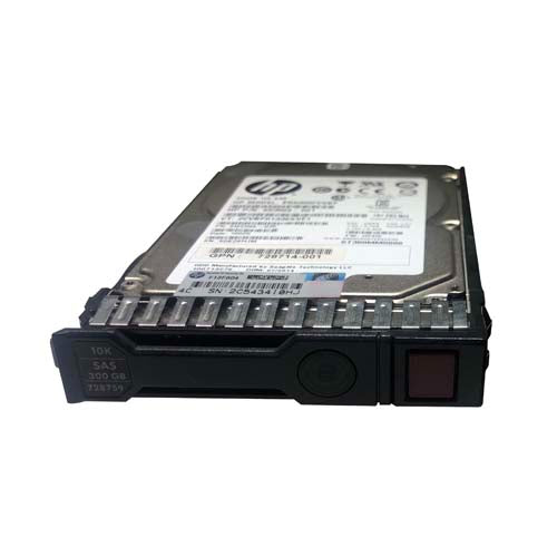 728759-001 HP 300GB 10000RPM SAS 6Gb/s SFF Hot-Pluggable Dual Port 2.5-inch Hard Drive for Gen8 to Gen9 ProLiant Servers