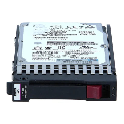 730704-001 HP 1.2TB 10000RPM SAS 6Gb/s Hot-Pluggable Dual Port SFF 2.5-inch Enterprise Hard Drive with Tray for MSA/MSA2 Storage Array
