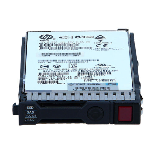 741232-001 HP 400GB SAS 12Gb/s Hot-Swappable 2.5-Inch Enterprise Solid State Drive for ProLiant Servers