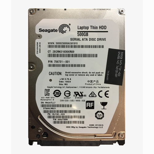 745135-001 HP 500GB 7200RPM SATA 6Gb/s 32MB Cache 2.5-inch Hard Drive