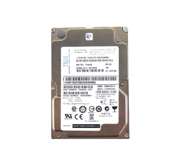 283GB 15000RPM SAS 3Gb/s 2.5-Inch Hard Drive