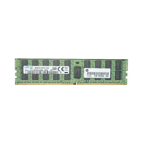752369-581-GEN - HP 16GB DDR4-2133MHz PC4-17000 ECC Registered CL15 288-Pin RDIMM 1.2V Dual Rank Memory Module