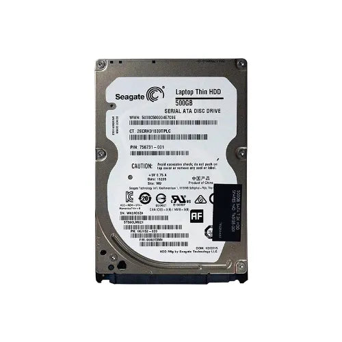 756731-001-GEN - HP 500GB 7200RPM SATA 6Gb/s NHP 32MB Cache 2.5-Inch Hard Drive