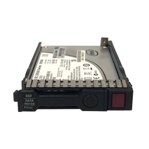 757231-001 HP 960GB SATA 6Gb/s Hot-Pluggable Light Endurance 2.5-Inch Smart Carrier Enterprise Light Solid State Drive for ProLiant Servers