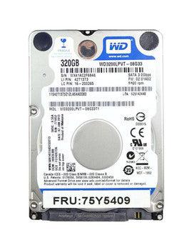 Lenovo - 75Y5409 - 320GB 5400RPM SATA 3.0 Gbps 2.5 8MB Cache Hard Drive"