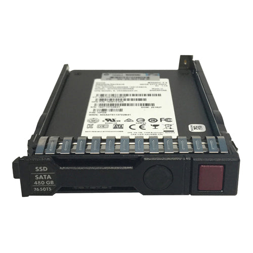 765015-001 HP 480GB Multi-Level Cell SATA 6Gb/s Hot Swappable Value Endurance SFF 2.5-Inch Solid State Drive with Smart Carrier for ProLiant BL460c Gen9