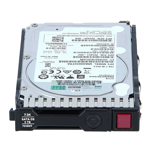 765869-001 HP 2TB 7200RPM SATA 6Gb/s 512n 2.5-Inch Midline Hard Drive for ProLiant Servers and Storage Arrays