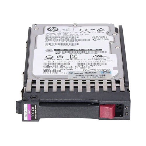 785407-001 HP 300GB 15000RPM SAS 12Gb/s SFF Hot-Pluggable Dual Port 2.5-inch Hard Drive with Tray for Gen1 to Gen7 ProLiant Servers