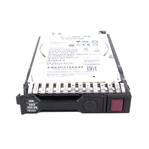785411-001 HP 900GB 10000RPM SAS 12Gb/s Hot-Pluggable (512n) SFF 2.5-inch Enterprise Hard Drive with Smart Carrier for Gen8/10 ProLiant Server/Storage Array