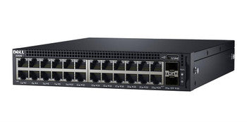 Dell - 7W1WN - Networking X1026 24-Ports SFP 10/100/1000Base-T PoE Manageable Layer 2 Rack-Mountable Gigabit Ethernet Switch