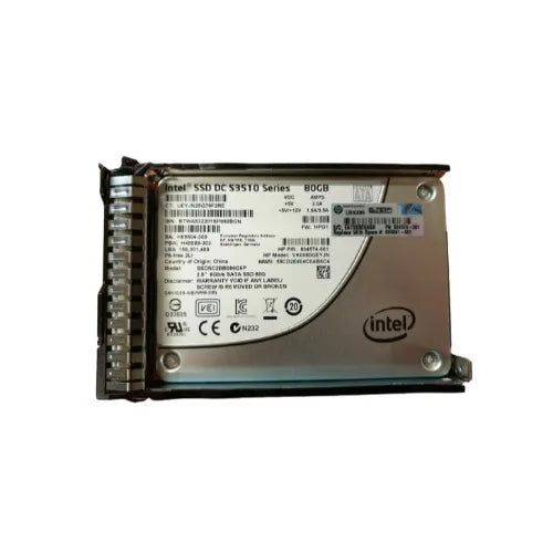 805361-001-GEN - HPE 80GB SATA 6Gb/s Read Intensive SFF 2.5-Inch Solid State Drive for ProLiant Gen10 Servers