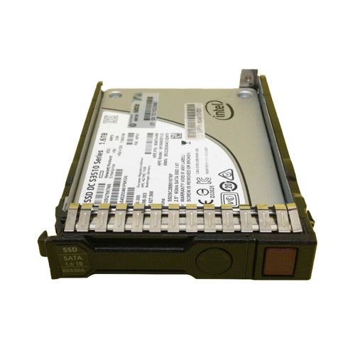 805366-001 HP 1.6TB SATA 6Gb/s Read Intensive-2 Smart Carrier Enterprise Solid State Drive for ProLiant Servers