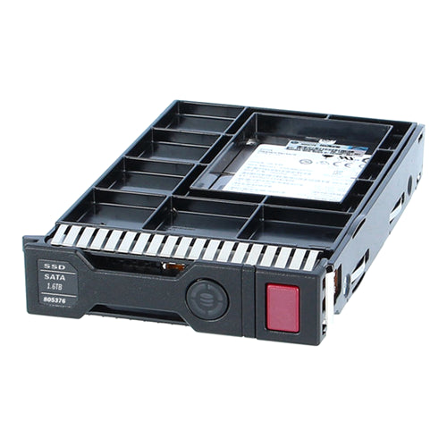 805376-001 HP 1.6TB SATA 6Gb/s Hot-Pluggable Read Intensive 2.5-Inch Enterprise Solid State Drive with 3.5-Inch Hybrid Carrier for ProLiant Servers