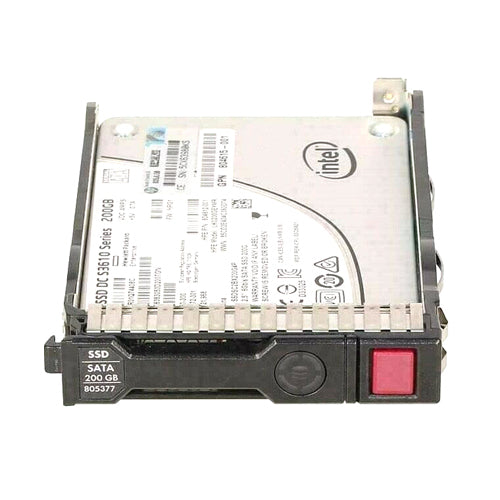 805377-001 HP 200GB SATA 6Gb/s Hot Swappable Light Endurance 2.5-Inch Solid State Drive with Smart Carrier