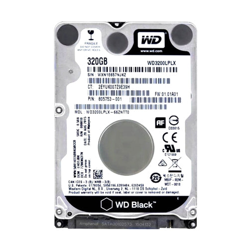 805753-001 HP 320GB 7200RPM SATA 3Gb/s SFF 2.5-inch Hard Drive