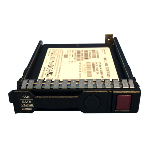 817080-001 HP 960GB Multi-Level Cell SATA 6Gb/s Read Intensive SFF 2.5-Inch Solid State Drive with Smart Carrier for ProLiant BL460c Gen10