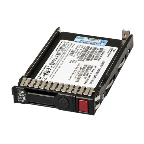 817101-001 HP 240GB SATA 6Gb/s Hot Pluggable Mixed Use SFF 2.5-Inch Solid State Drive with Hot Pluggable Smart Carrier for ProLiant BL420c Gen9