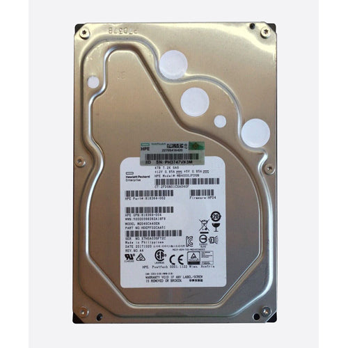 818364-002 HP 4TB 7200RPM SAS 12Gb/s Hot-Pluggable 512n 3.5-Inch Midline Hard Drive for G7 ProLiant Servers