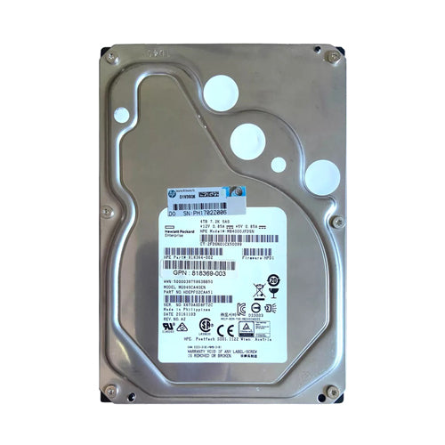 818369-003 HP 4TB 7200RPM SAS 12Gb/s 3.5-Inch Hard Drive