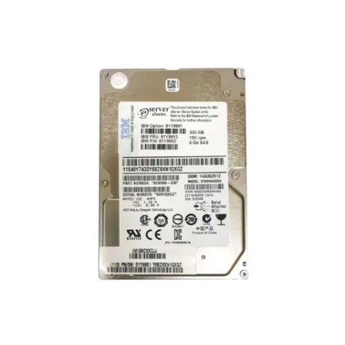 81Y9913-GEN - IBM 300GB 15000RPM SAS 6Gb/s Hot Swappable 2.5-Inch Hard Drive for DS3524