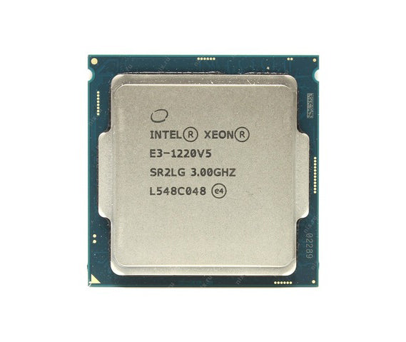 822425-L21 - HP 3.00GHz 8.00GT/s DMI 8MB L3 Cache Socket FCLGA1151 Intel Xeon E3-1220V5 Quad-core (4 Core) Processor Kit for ProLiant DL20 Gen9