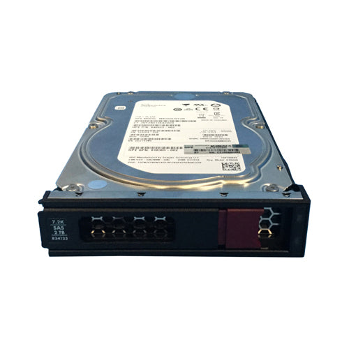 834133-001 HP 2TB SAS 12Gb/s 7200RPM Low Profile Carrier Hot Pluggable 3.5-Inch Hard Drives