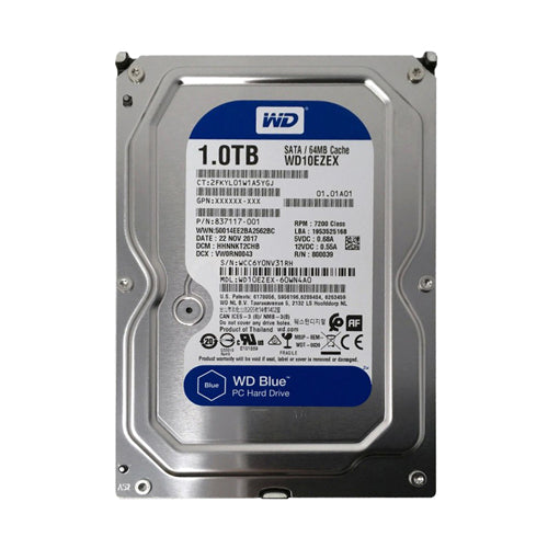 837117-001 HP 1TB 7200RPM SATA 6Gb/s 3.5-Inch Hard Drive