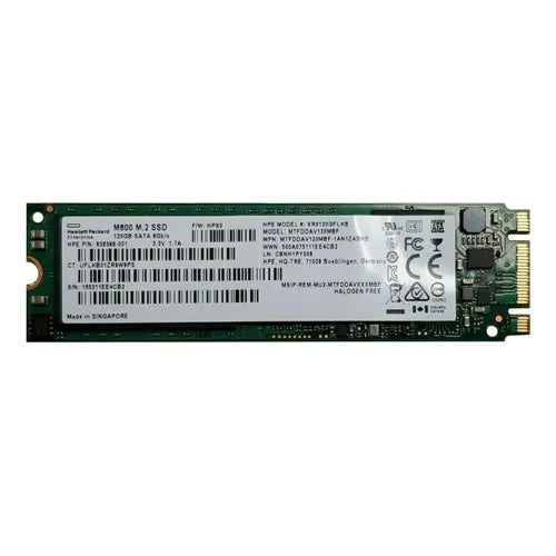 838398-001 HP 120GB Multi-Level Cell SATA 6Gb/s M.2 2280 Solid State Drive