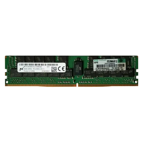 850882-001 HP 64GB DDR4-2666MHz PC4-21300 ECC Registered LRDIMM CL19 4Rx4 1.2V 288-Pin Memory Module