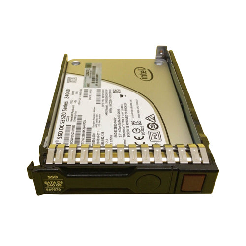 869576-001 HP 240GB Multi-Level Cell SATA 6Gb/s Read Intensive 2.5-Inch Solid State Drive for ProLiant Servers