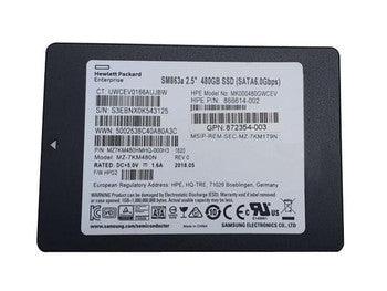 HP - 872354-001 - 480GB SATA 6Gbps Mixed Use Solid State Drive (SSD)