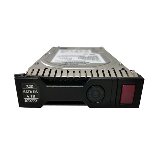 872772-001 HP 4TB 7200RPM SATA 6Gb/s Hot-Pluggable (512n) LFF 3.5-inch Midline Hard Drive with Smart Carrier for Gen8/10 ProLiant Server/Storage Array