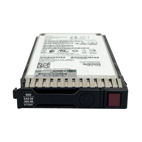 873569-001 HP 800GB SAS 12Gb/s Mixed Use SFF 2.5-Inch Solid State Drive with Hot Pluggable with Smart Carrier for ProLiant BL460c Gen10