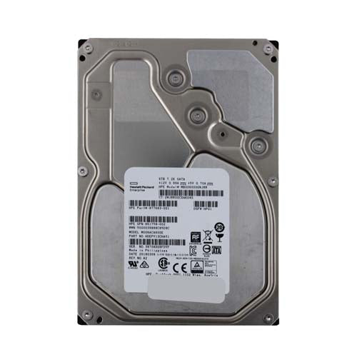 877683-001 HP 6TB 7200RPM SATA 6Gb/s Hot-Pluggable (512e) LFF 3.5-inch Midline Hard Drive with Smart Carrier for Gen8/9 ProLiant Server