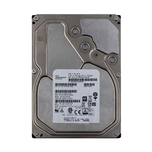 877683-002 HP 8TB 7200RPM SATA 6Gb/s Hot-Pluggable (512e) 3.5-Inch Midline Hard Drive for ProLiant Server & Storage Array