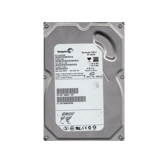 80GB 7200RPM SATA 3Gb/s 8MB Cache 3.5-Inch Hard Drive