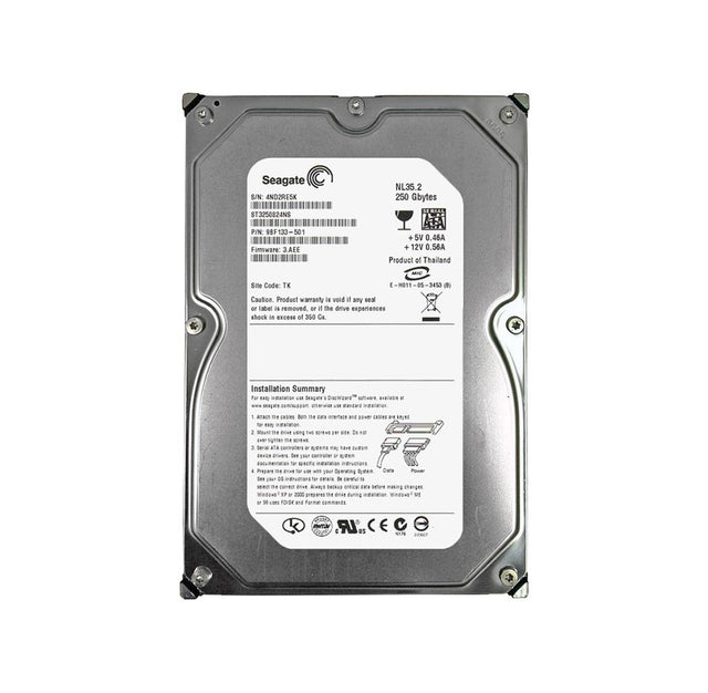 NL35 Series 250GB 7200RPM SATA 3Gb/s 8MB Cache 3.5-inch Hard Drive