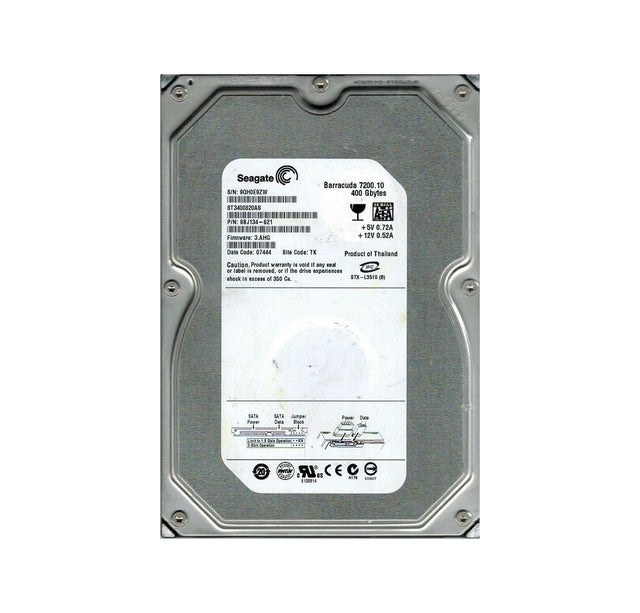 400GB 7200RPM SATA 3Gb/s 8MB Cache 3.5-Inch Hard Drive