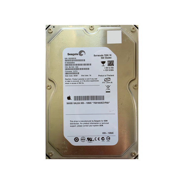 500GB 7200RPM SATA 3Gb/s NCQ 16MB Cache 3.5-inch Hard Drive