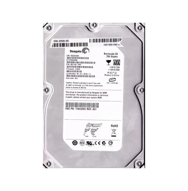 750GB 7200RPM SATA 3Gb/s 16MB Cache Hot-Swappable 3.5-Inch Hard Drive for CIVS-MSP