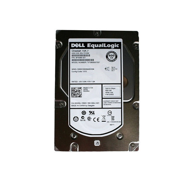 9FN066-057 - Seagate 600GB 15000RPM SAS 6Gb/s 3.5-Inch Hard Disk Disk