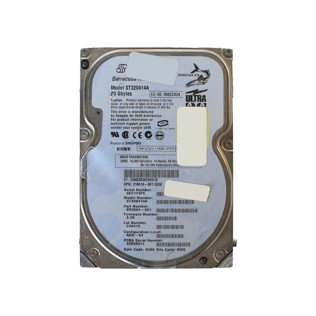 BarraCuda 20GB 7200RPM IDE Ultra ATA/100 ATA-6 2MB Cache 3.5-Inch Hard Drive