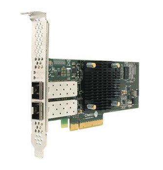 Dell - 9VKR1 - Chelsio T520-CR Dual-Ports SFP+ 10Gbps PCI Express 2.0 x8 Unified Wire Network Adapter for PowerEdge C6220