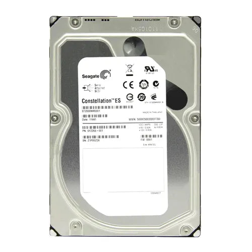 9YZ268-001 Seagate Constellation ES Series 2TB 7200RPM SAS 6Gb/s 64MB Cache (RoHS) 3.5-Inch Hard Drive