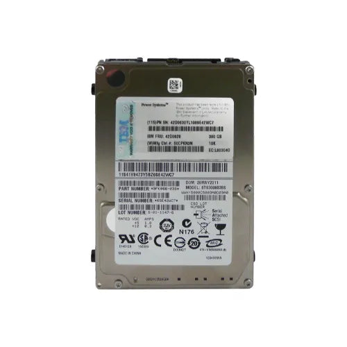 9FK066-039-IBM - IBM 300GB 10000RPM SAS 6Gb/s 16MB Cache (SED) 2.5-Inch Hard Drive